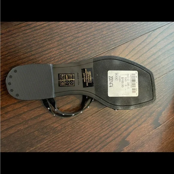 Black studded Dolce Vita sandals - Picture 3 of 5